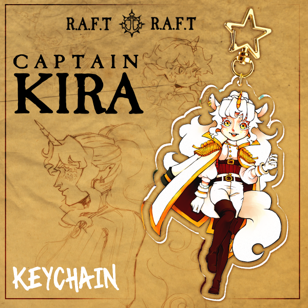 KIRA || Clear Acrylic Keychain