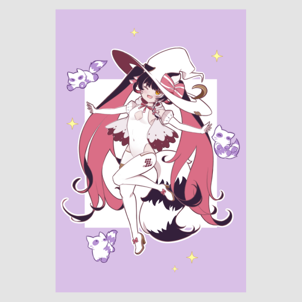 Magical Girl Raki Holographic Photocard