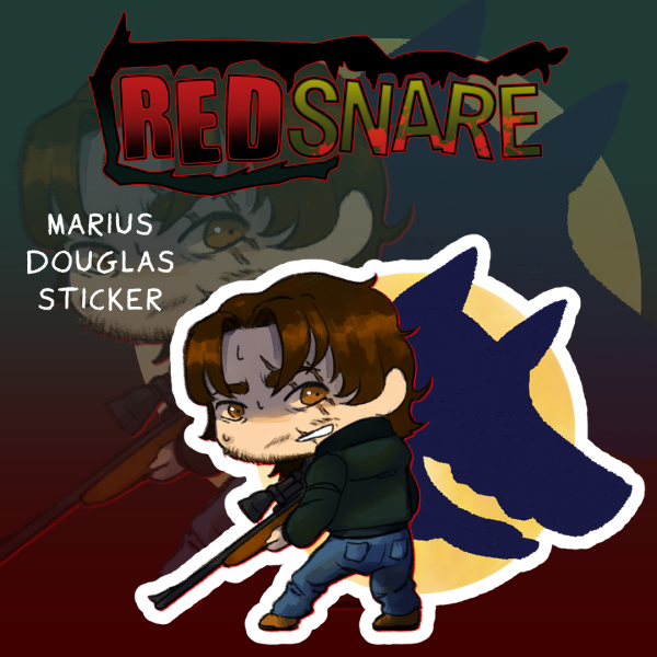 RED SNARE - Marius Sticker