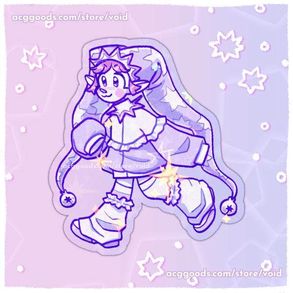STARRY JESTER Holo Star Sticker