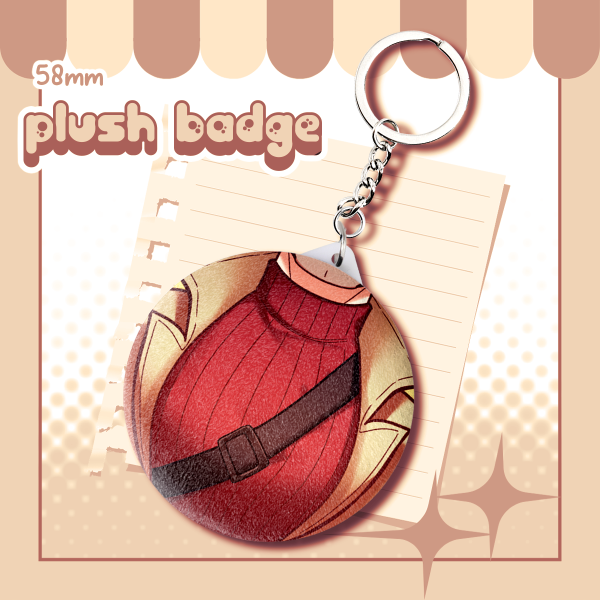 Stanford Mirror Plush Badge