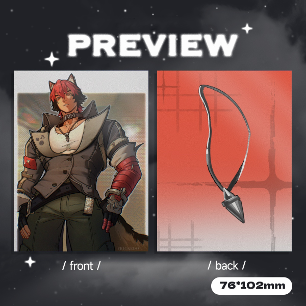 ZZZ Komano Manato Holographic Photocards