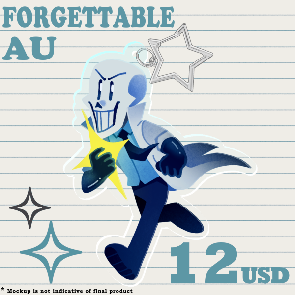 Forgettable AU Wingdings Charm