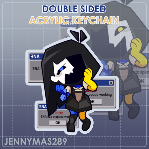 [ENA] ENA ERROR - Double Sided Acrylic Keychain
