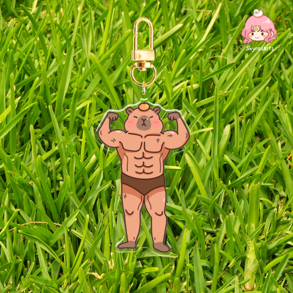 Buffybara Epoxy Clear Acrylic Keychains