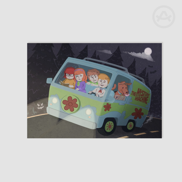 Scooby Doo | Spooky Drive | [A5] Print