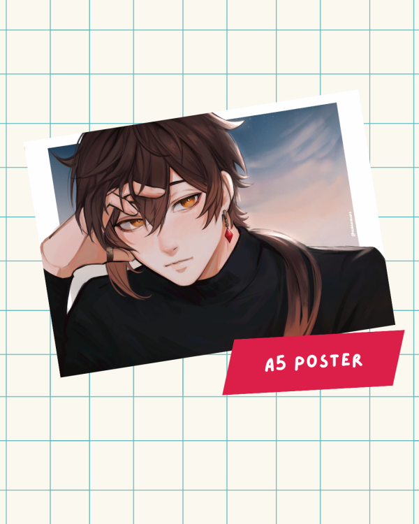 [Genshin Impact] Earring Switch - Zhongli A5 Poster