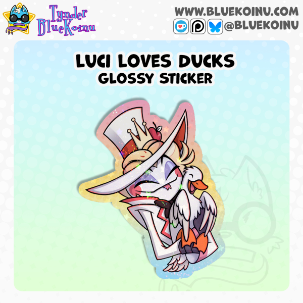 Luci Loves Ducks | Sticker