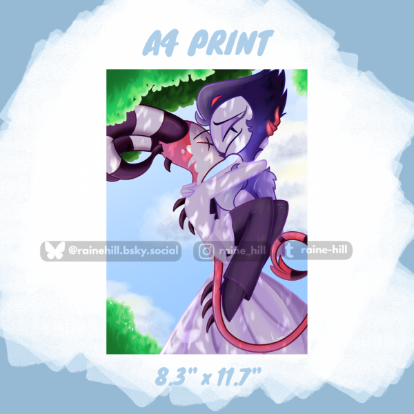 [A4 Print] Stolitz Wedding | Helluva Boss