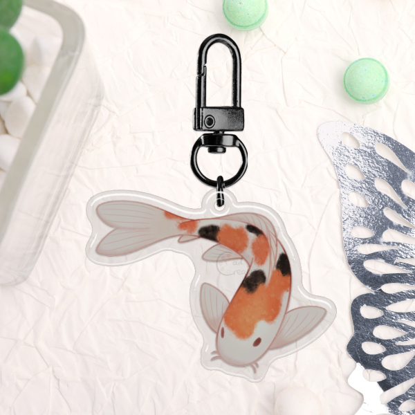 Koi - Epoxy Keychain