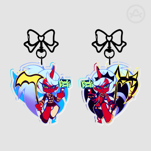Kneesocks | Double Sided Acrylic Keychain