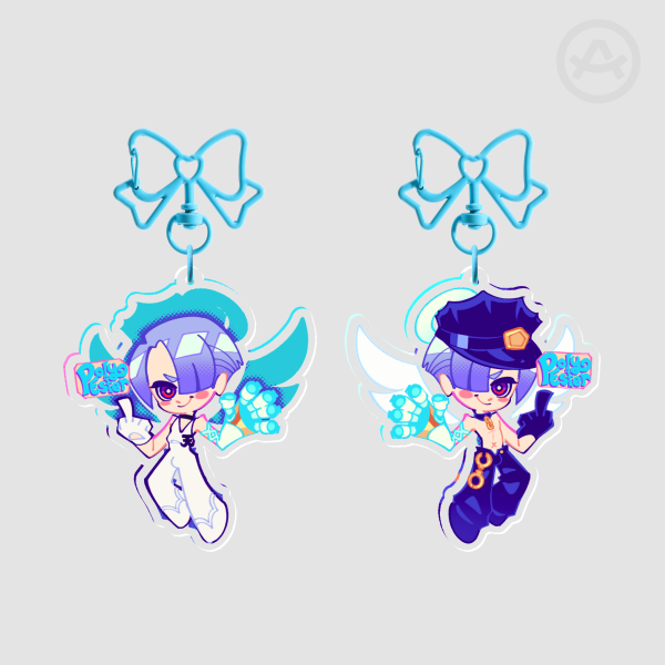 Polyester | Double Sided Acrylic Keychain