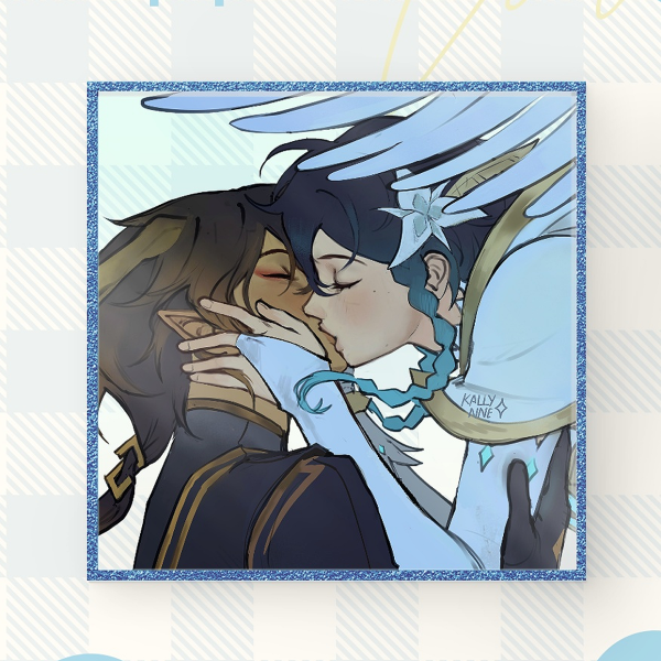 Zhongli & Venti Art Board