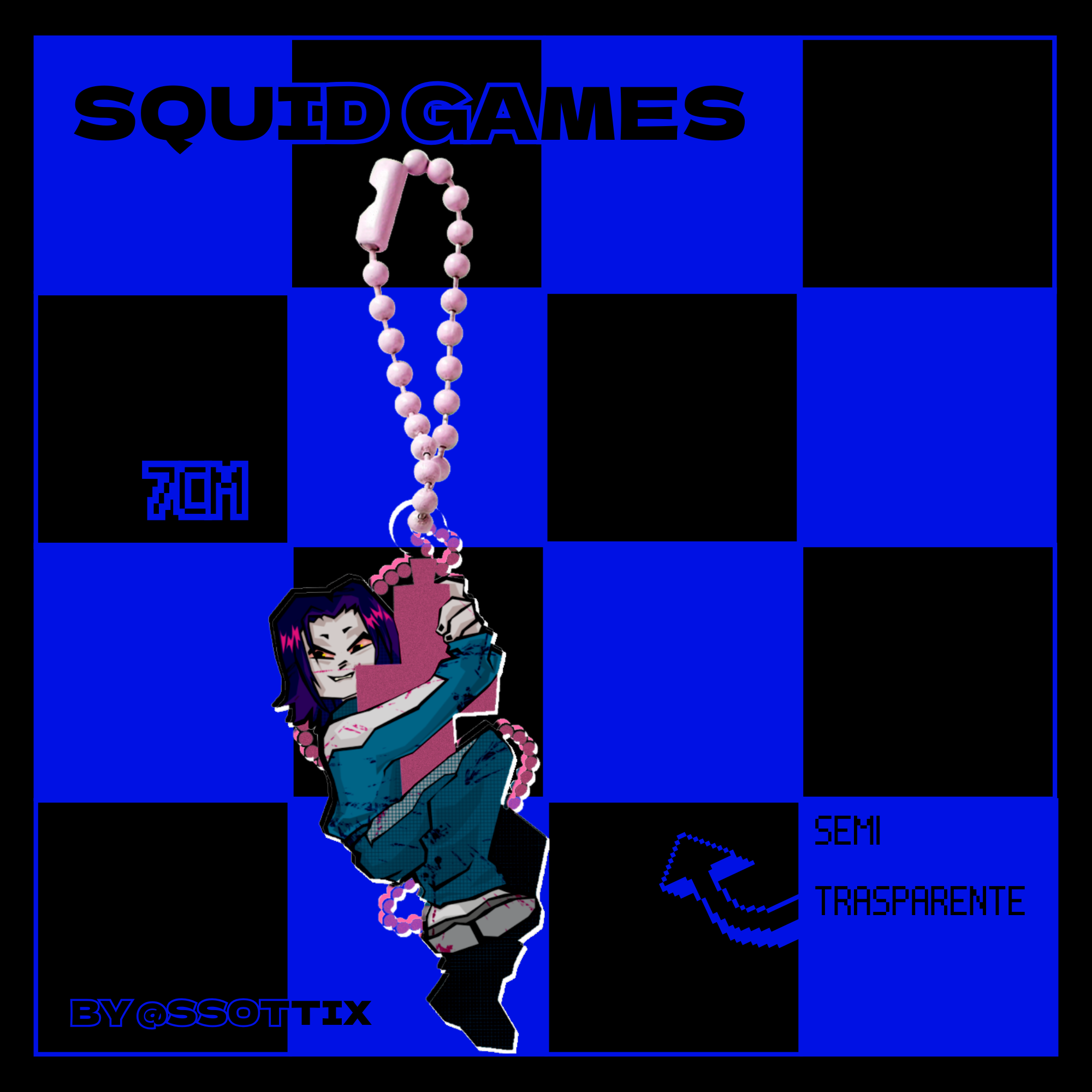 Namgyum from squidgames Full Bleed Keychains