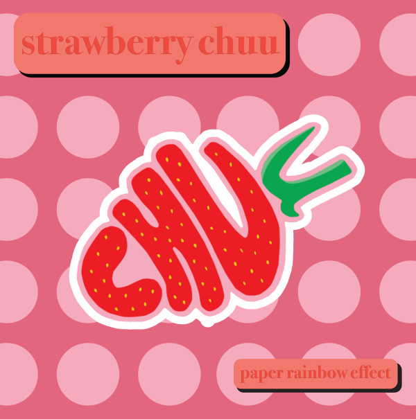 strawberry rush sticker