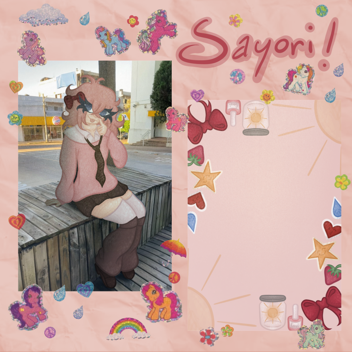 DDLC Sayori postcard