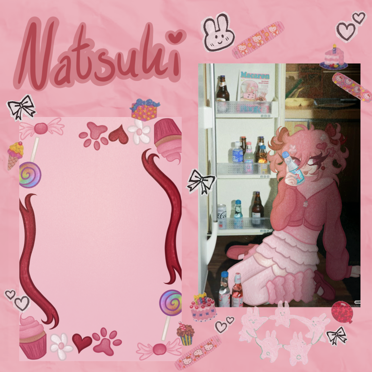 DDLC Natsuki postcard