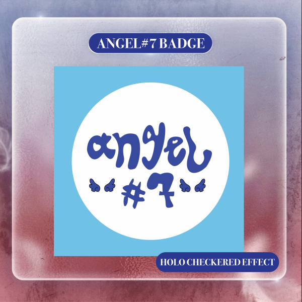 angel #7 badge pin