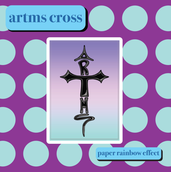arrr cross sticker