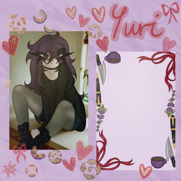 DDLC Yuri postcard
