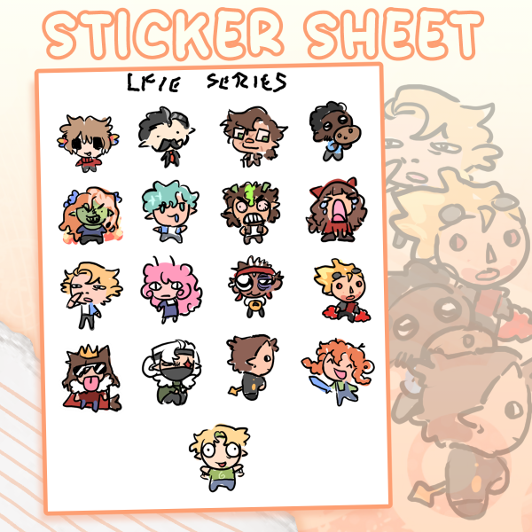 Lfie Series Sticker Sheet