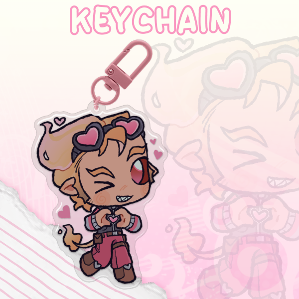 Heart Foundation Tango Epoxy Keychain