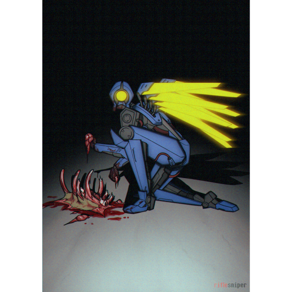 machine roadkill print