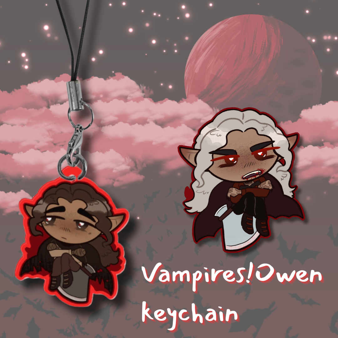 Vampires Owen chibi keychain