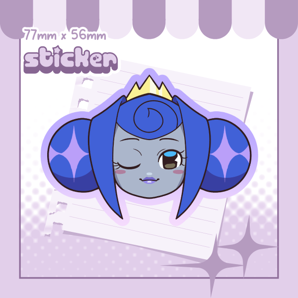 Princess Guinevere Die Cut Sticker