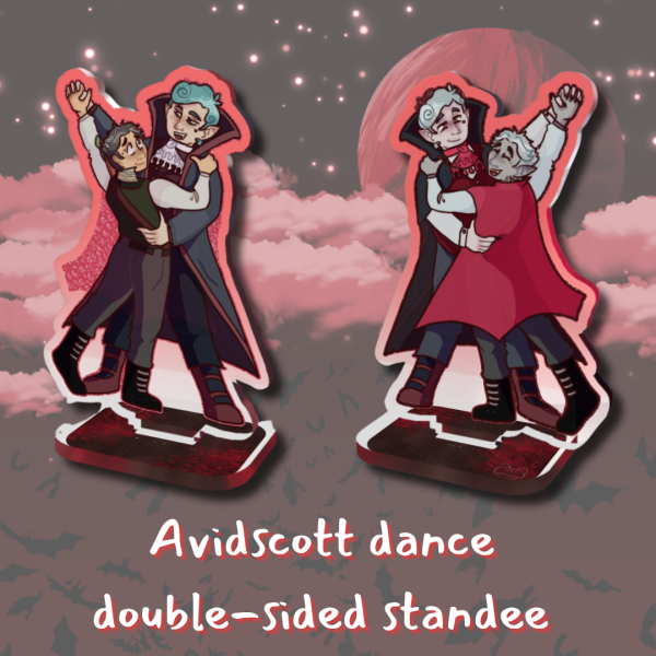 Vampires Scott and Avid standee