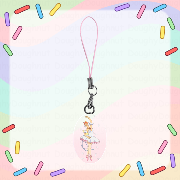 Princess Tutu Phone Charm Keychain