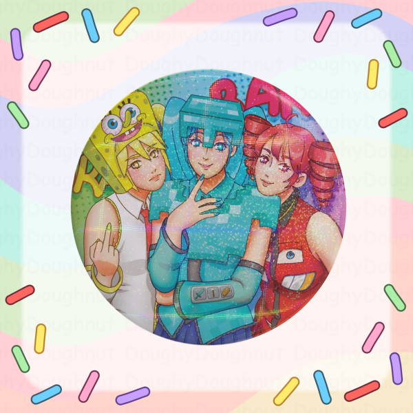 Baka Trio Button