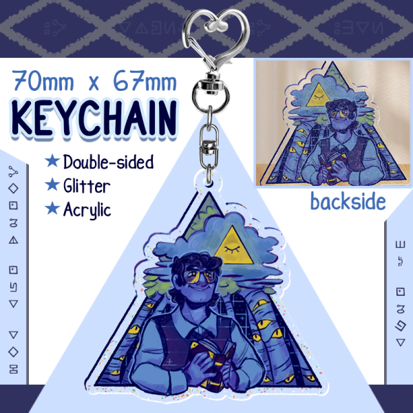 Billford Week: Day 1【Glitter Acrylic Keychain】