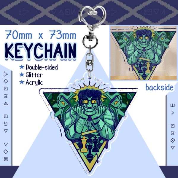 Billford Week: Day 2【Glitter Acrylic Keychain】