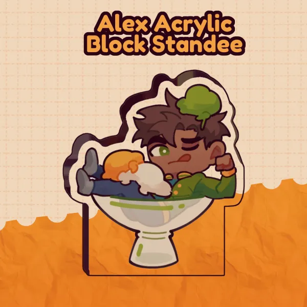Alex Acrylic Block Standee