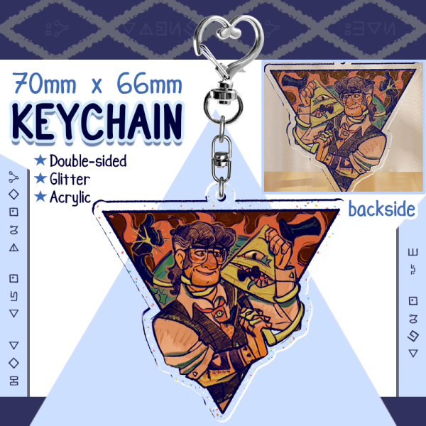 Billford Week: Day 7【Glitter Acrylic Keychain】
