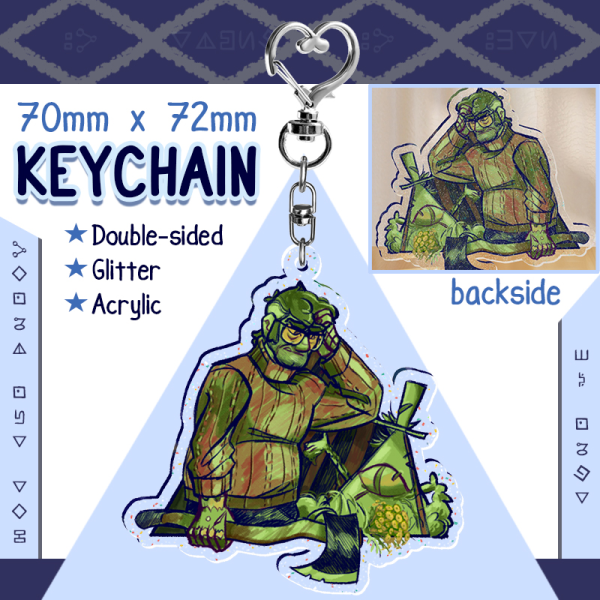 Billford Week: Day 6【Glitter Acrylic Keychain】