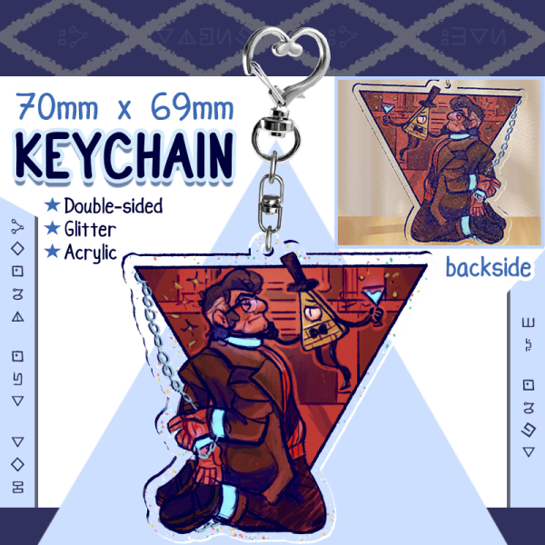 Billford Week: Day 5【Glitter Acrylic Keychain】