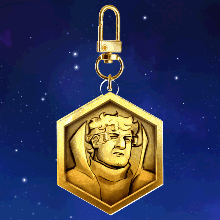 Lord Pines Gold Medal Keychains