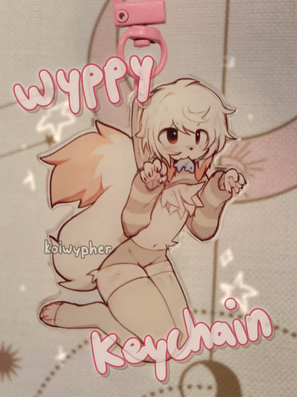 Wypher fish keychain