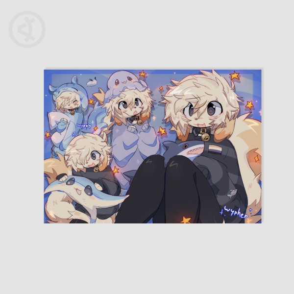 Wyphle and the sea creatures poster