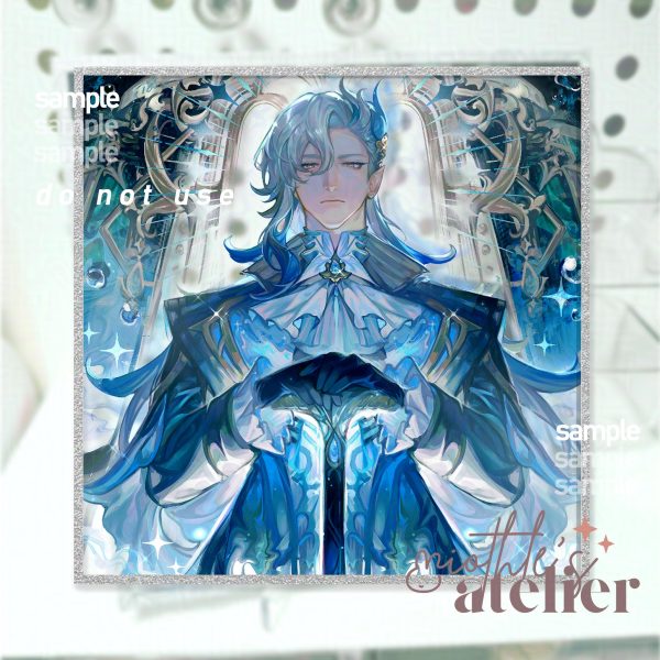 Neuvillette Clear Silver Acrylic Art Board