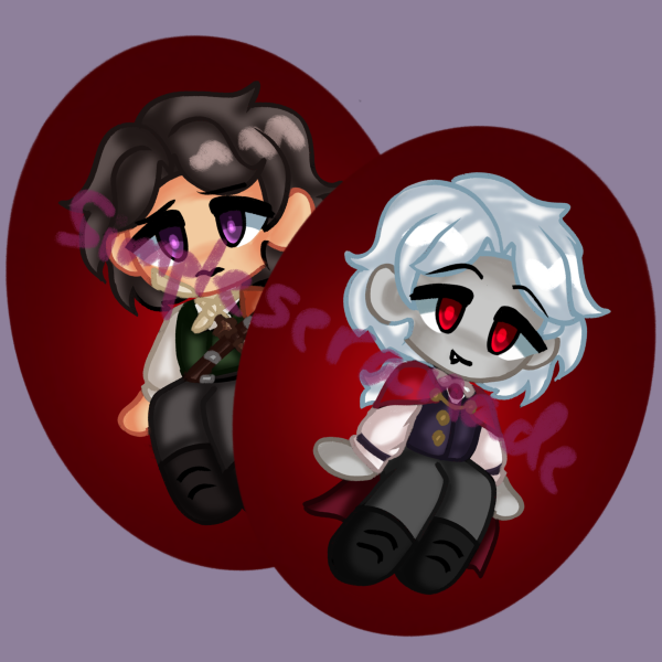 Vampires Avid Double-Sided Keychain