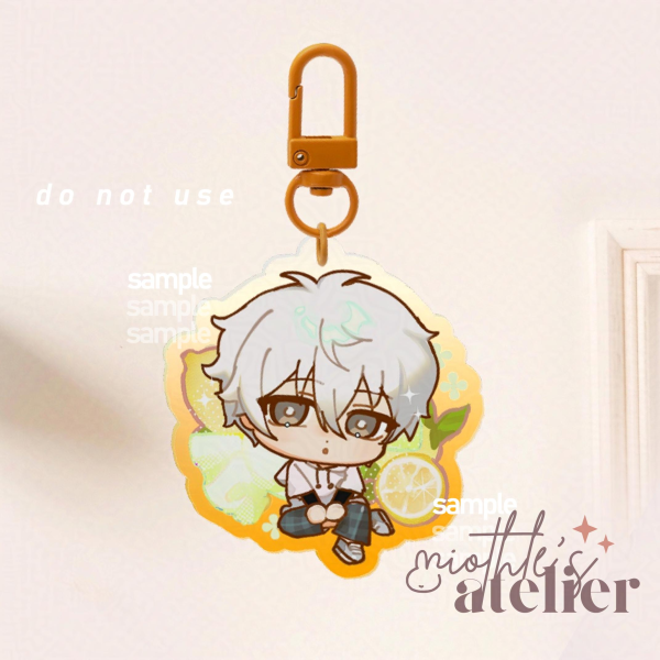 Nagi Translucent Color Acrylic Keychain