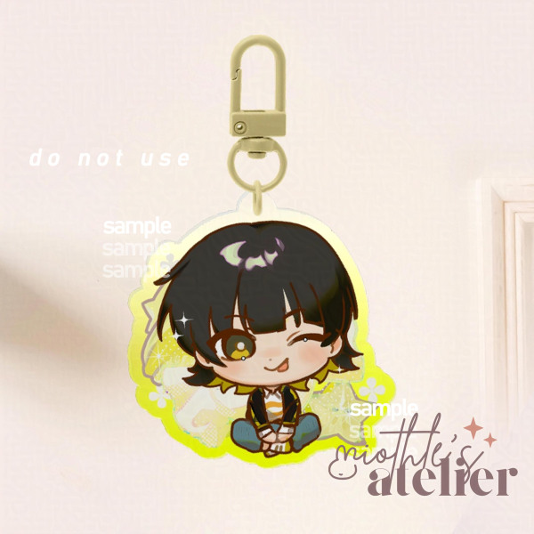 Bachira Translucent Color Acrylic Keychain