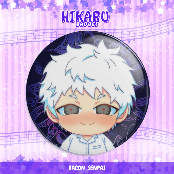HIKARU HOLOGRAPHIC BADGE