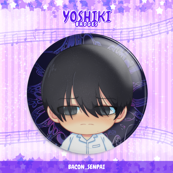 YOSHIKI HOLOGRAPHIC BADGE