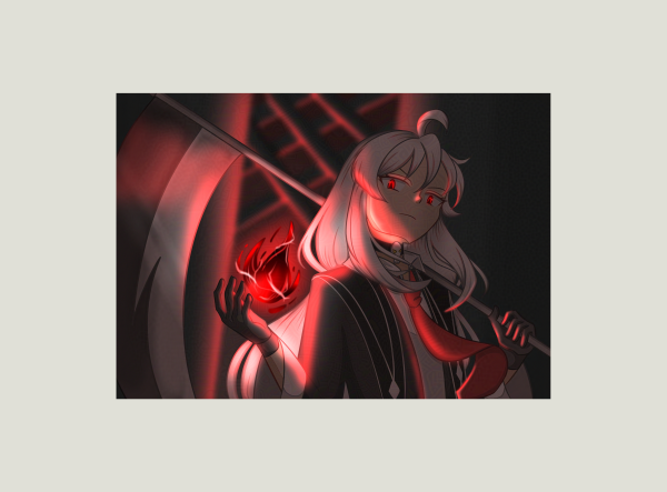 [Original Character] Death Stare - A5 Print