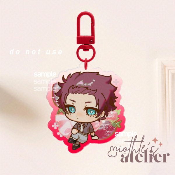 Nagi Translucent Color Acrylic Keychain