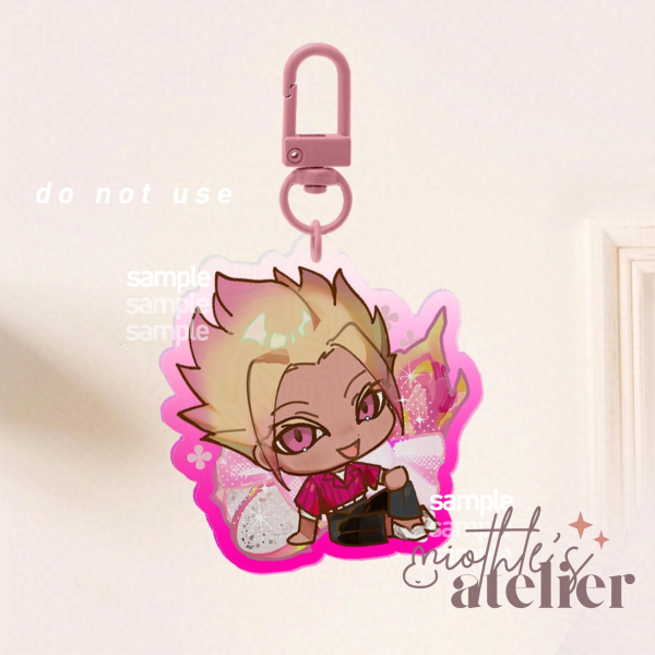 Shidou Translucent Color Acrylic Keychain